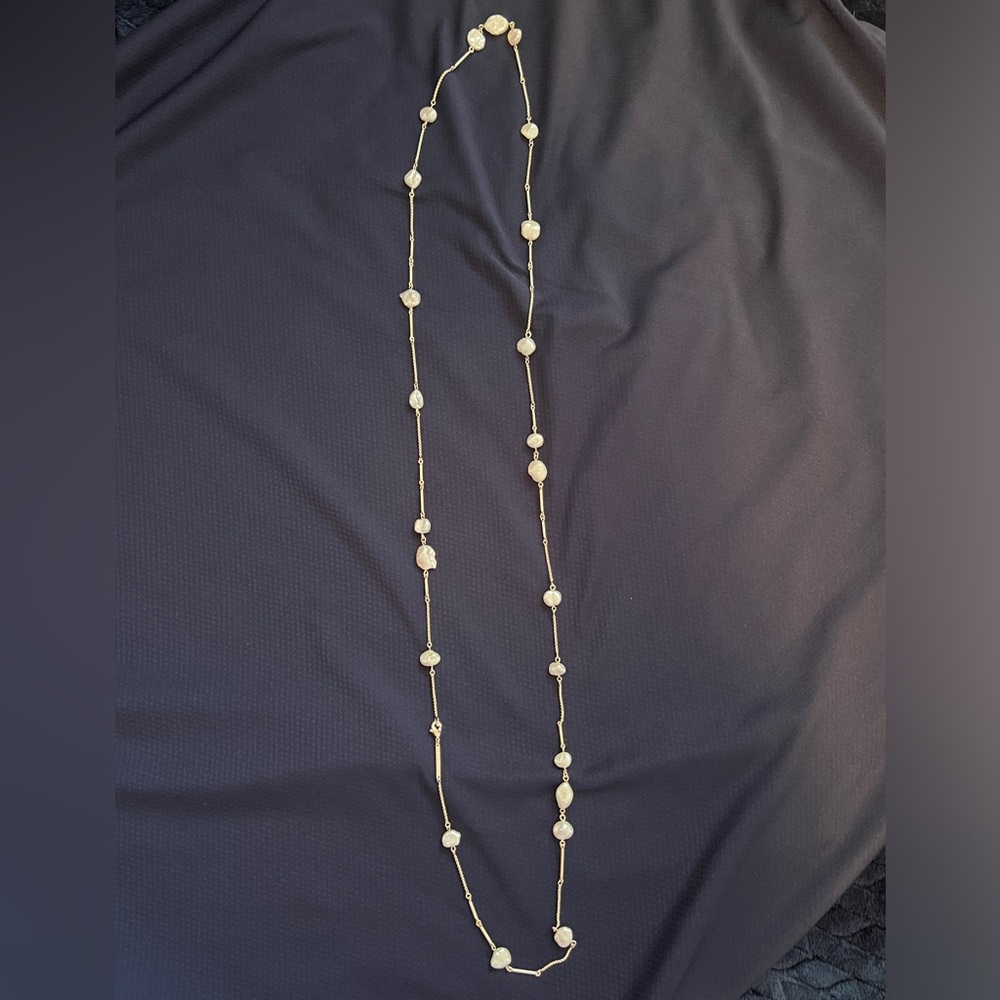 Gold/Pearl Kendra Scott Necklace